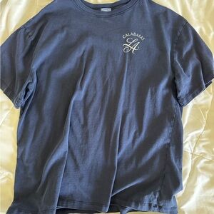 Garage Dark Blue Crew Neck Tee